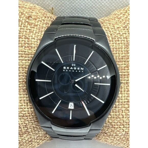 Skagen SKW6031 Women\'s Black Titanium Analog Dial Quartz Wrisr Watch JNA950 main image 11